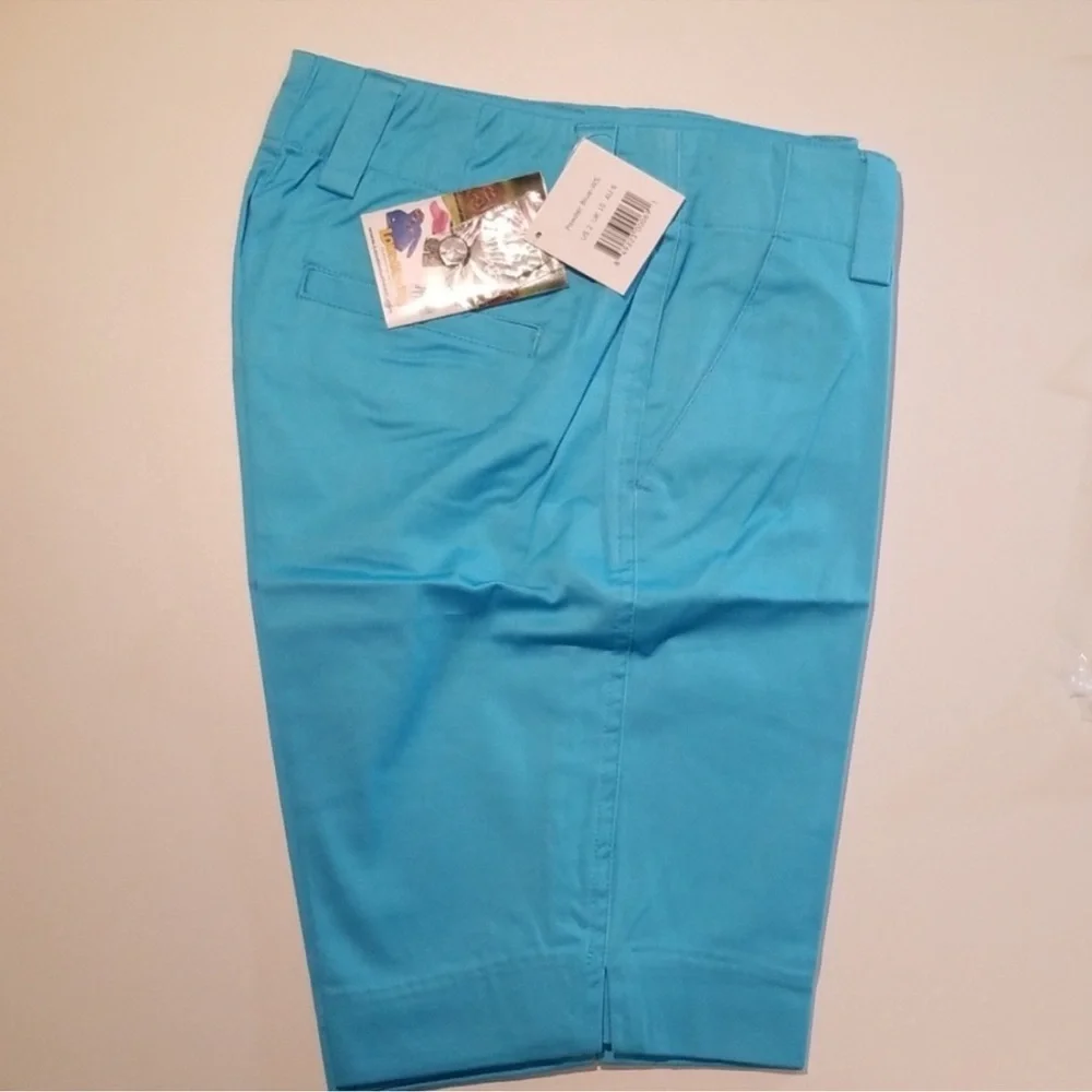 Loudmouth Golf ladies shorts - Powder Blue - Picture 6 of 9